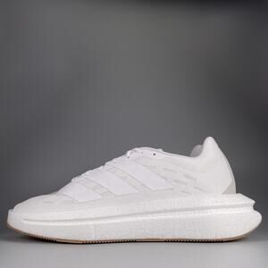Adidas Flowboost Cloud Light Boost Mens 12.5 White Gum Running Sneakers Athletic